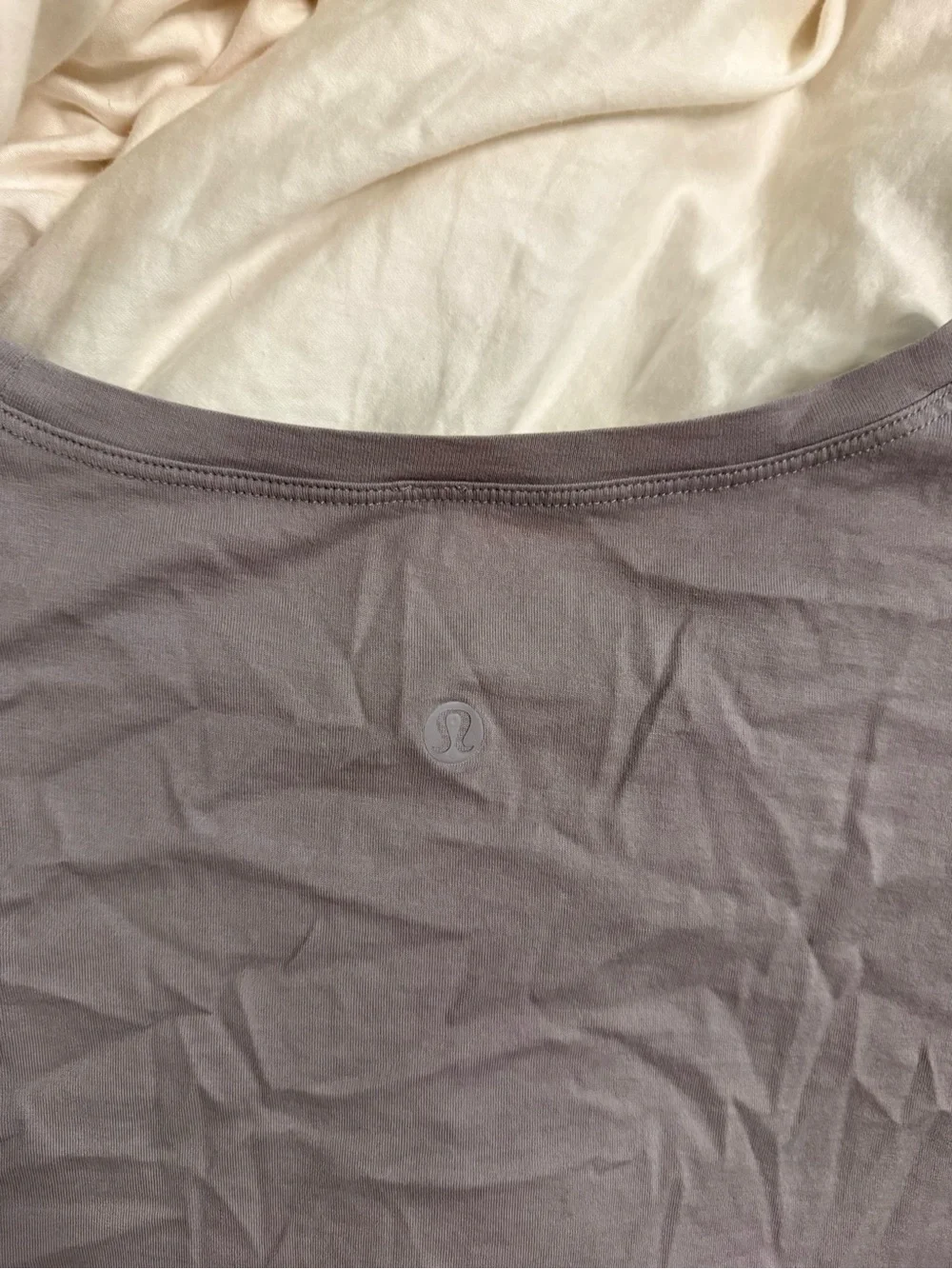 lululemon athletica Cropped Crew Tee - Light Lavender